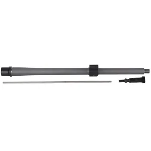 Noveske Recon Match AR-15 Barrel 5.56x45mm NATO 16" Medium Contour 1:7" Twist Bead Blasted Satin Grey with Headspaced Bolt and Low Profile Gas Block