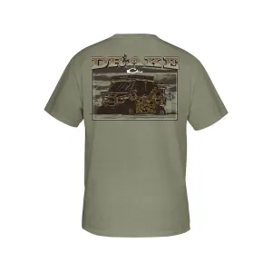 Drake Men's Mud Cart T Shirt Sage Light Heather XL