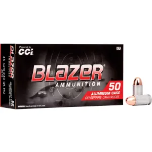 Blazer 45 ACP Ammo 230 Grain Full Metal Jacket Case of 1000 (20 Boxes of 50)