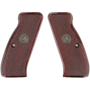 Pachmayr Renegade Wood Laminate Grips for CZ 75, 85 Checkered Rosewood