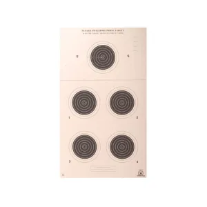 NRA Official Smallbore Rifle Target A-27 50-Yard Prone Paper 100PK
