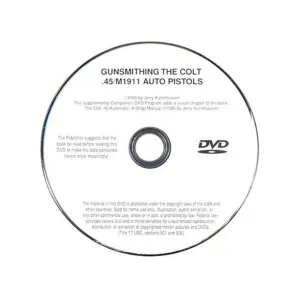 Gun Video "Gunsmithing the 1911" by Jerry Kuhnhausen DVD