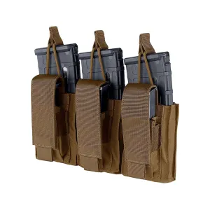 Condor Triple Kangaroo Gen 2 Rifle and Pistol Magazine Pouch Coyote Brown