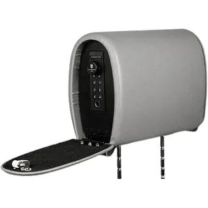The Headrest Safe Company Slide Headrest Safe and Non-Safe Bundle Dark Gray Vinyl