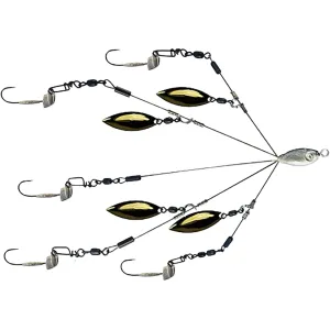 Picasso Micro Rig Bait Ball Umbrella Rig 1/16oz Shad Gold