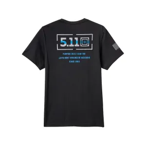 5.11 Men's TBL Mission T Shirt Black Large