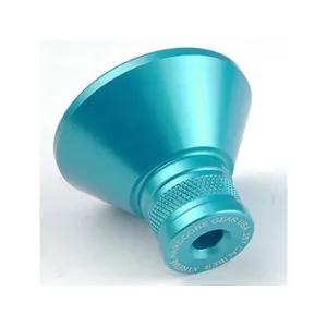 Precision Hardcore Gear Powder Funnel 257 Caliber Machined Aluminum Teal
