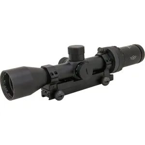 Leatherwood Hi-Lux ART M-1000-PRO Rifle Scope 2-10x 42mm Illuminated Green HR1 Reticle Matte Black