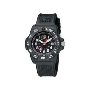 Luminox Navy SEAL Trident Watch Carbon Compound/Polyurethane Black/White
