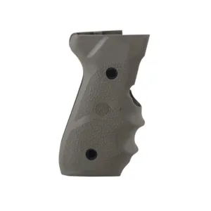 Hogue Wraparound Rubber Grips with Finger Grooves for Beretta 92FS, 92SB, 96, M9 Olive Drab