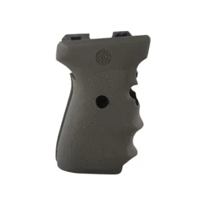 Hogue Wraparound Rubber Grips with Finger Grooves for Sig P239 Olive Drab