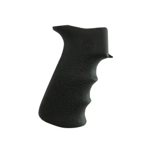Hogue Rubber Overmolded Pistol Grip with Finger Grooves for Sig 556 Synthetic Black