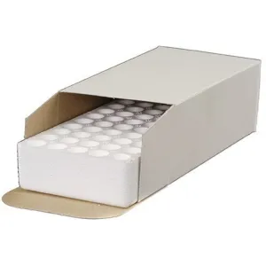 National Metallic Factory Style Ammo Box with Styrofoam Tray 25 ACP, 380 ACP, 9mm Luger 50-Round Cardboard White Box of 25