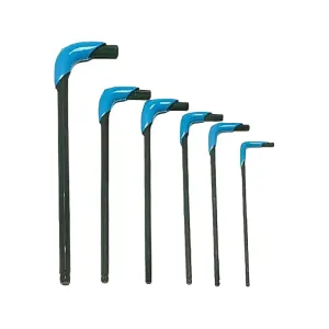 Dillon Precision Vinyl Dipped Ball End Allen Wrench Set Long