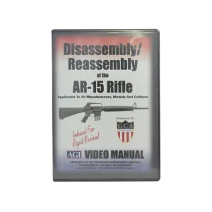 American Gunsmithing Institute (AGI) Disassembly and Reassembly Course Video "AR-15 Rifles" DVD