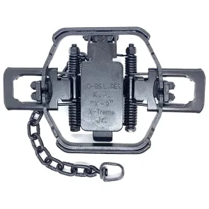 NO-BS K9 Xtreme Jr Dogless Trap 4 Coil Offset Jaw Outside Lamination