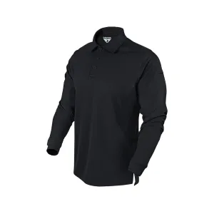 Condor Men's Performance Long Sleeve Polo Shirt Black XL