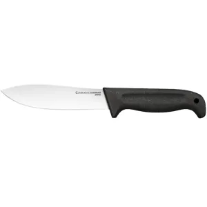 Cold Steel Commerical Series Western Hunter Fixed Blade Knife 6" Drop Point 4116 Polished Blade Kray-Ex Handle Black