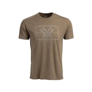 Vortex Optics Men's Trigger Press Short Sleeve Crew Neck T Shirt Coyote Heather XL