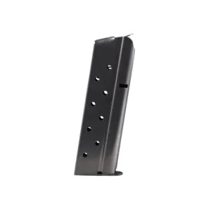 Metalform 1911 Government, Commander Magazine 40 S&W 8-Round Stainless Steel Matte Flat Follower Welded Base