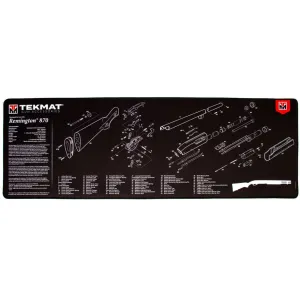 Tekmat Ultra 44 Remington 870 Gun Cleaning Mat Black