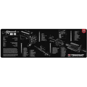 Tekmat Ultra 44 AR-10 Gun Cleaning Mat Black