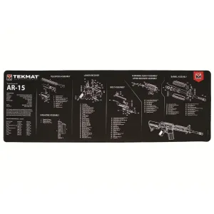 Tekmat Ultra 44 AR-15 Gun Cleaning Mat Black