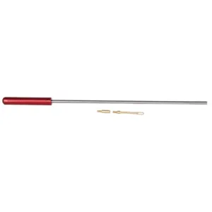 Pro-Shot Premium 1-Piece Micro-Polished Gun Cleaning Rod 27 Caliber 12" Stainless Steel 8 x 32 Thread with Patch Holder