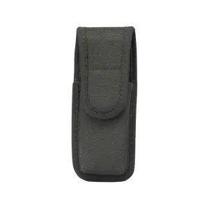 Bianchi 7303 Single Magazine Pouch Full Size Double Stack 9mm, 40 S&W Hidden Snap Nylon Black