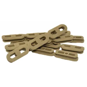 Troy Industries Squid Grip Inserts for M-LOK Handguards Rubber Flat Dark Earth 7PK