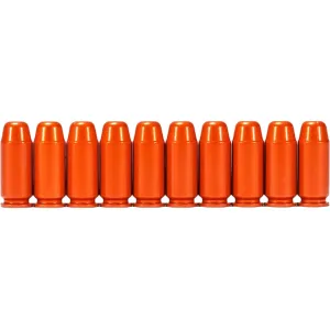 A-ZOOM Orange Value Pack Snap Caps .40 Caliber 10PK
