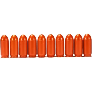 A-ZOOM Orange Value Pack Snap Caps .45 Auto 10PK