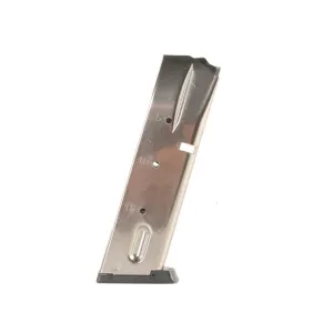 Mec-Gar Magazine for S&W 5900 Series, 915, 910, 659 9mm 15-Round Steel Nickel Plated