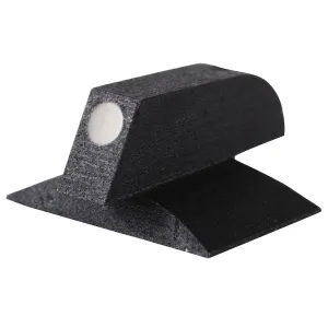 Kensight 1911 Front Sight Novak Cut Contoured Base .180" Height .115" Width Steel Black Blade with White Dot
