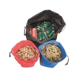 Tuff Products 3 Gun Ammo Pouch Set Red/Blue/Black Nylon