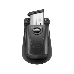 Fobus Paddle Single Stack Magazine Pouch Ambidextrous S&W M&P Shield 9mm, 40 SS&W, Ruger LC9, Kimber Solo Polymer Black