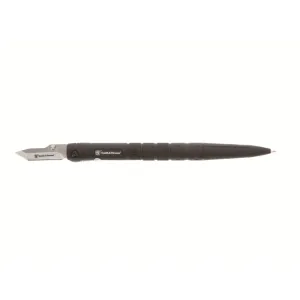 Smith & Wesson Pen Pocket Knife 2" Drop Point Stainless Steel Satin Blade Aluminum Handle Black
