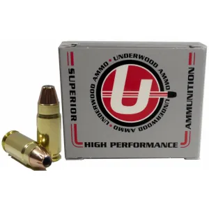 Underwood 9x25mm Dillon Ammo 124 Grain Hornady XTP Jacketed Hollow Point Box of 20