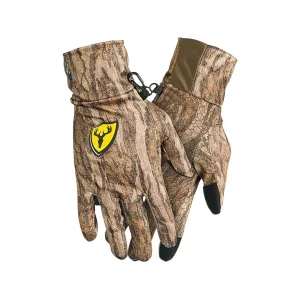 Blocker Outdoors Men's Shield S3 Touch Text Gloves Mossy Oak Bottomland Medium