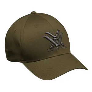 Vortex Optics Mens Flexfit Logo Hat Large/XL Olive Drab