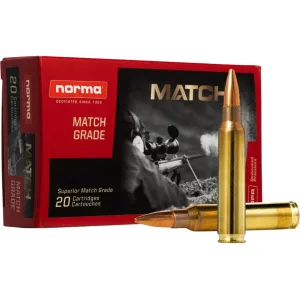 Norma Golden Target 223 Remington Ammo 77 Grain Jacketed Hollow Point Box of 20