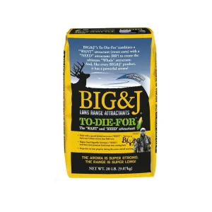 Big & J To-Die-For Granular Deer Attractant Sweet Corn 20 lb