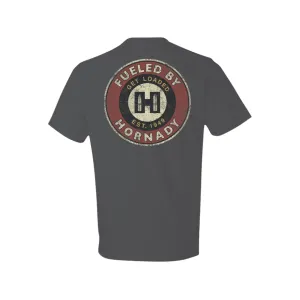 Hornady Men's Gas Station Short Sleeve Crew Neck T Shirt Tar Medium