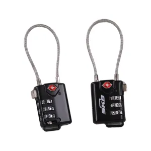 SKB TSA Approved Combination Cable Gun Lock 2PK