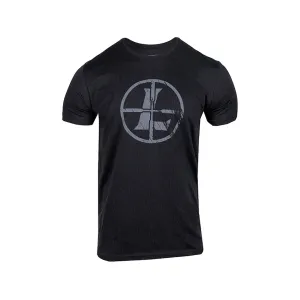 Leupold Men's Distressed Reticle Short Sleeve Crew Neck T Shirt Black Large