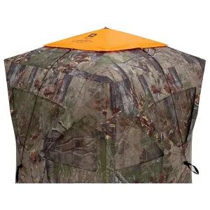 Barronett Blinds Ground Blind Safety Cap 4 Sided Ground Blind Blaze Orange