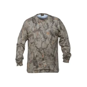 Natural Gear Men's Hunting Long Sleeve Crew Neck Pocket T Shirt Natural Gear Camo XL