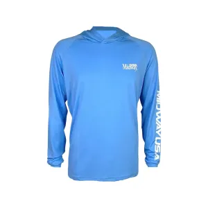 MidwayUSA Men's Ambush Fishing Hoodie Light Blue Medium