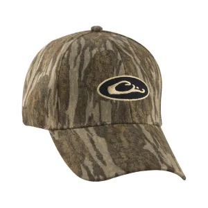 Drake Mens Waterproof Hat Mossy Oak Bottomland
