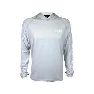 MidwayUSA Men's Ambush Fishing Hoodie Light Gray Medium